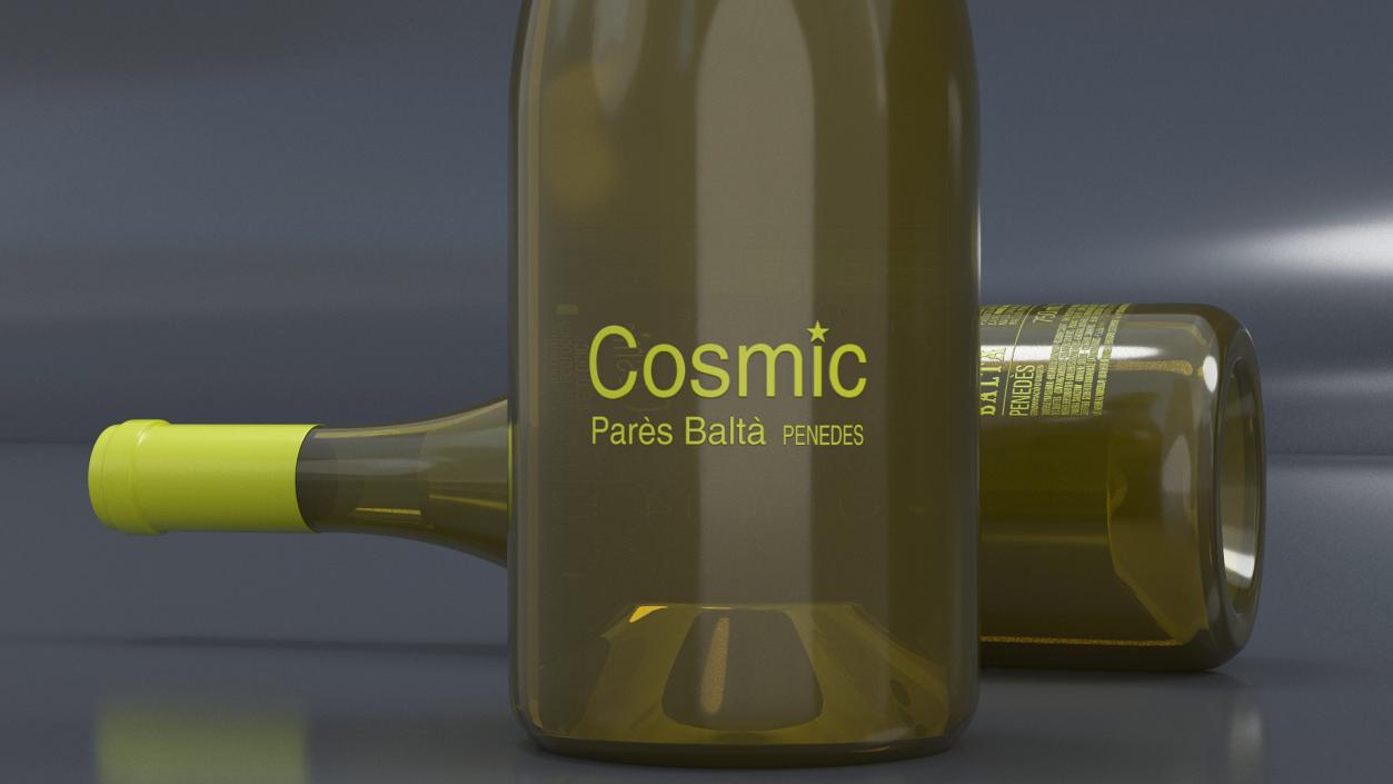 3D model Cosmic Pares Balta Wine Bottle