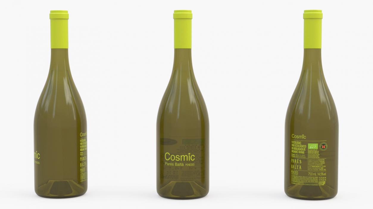 3D model Cosmic Pares Balta Wine Bottle