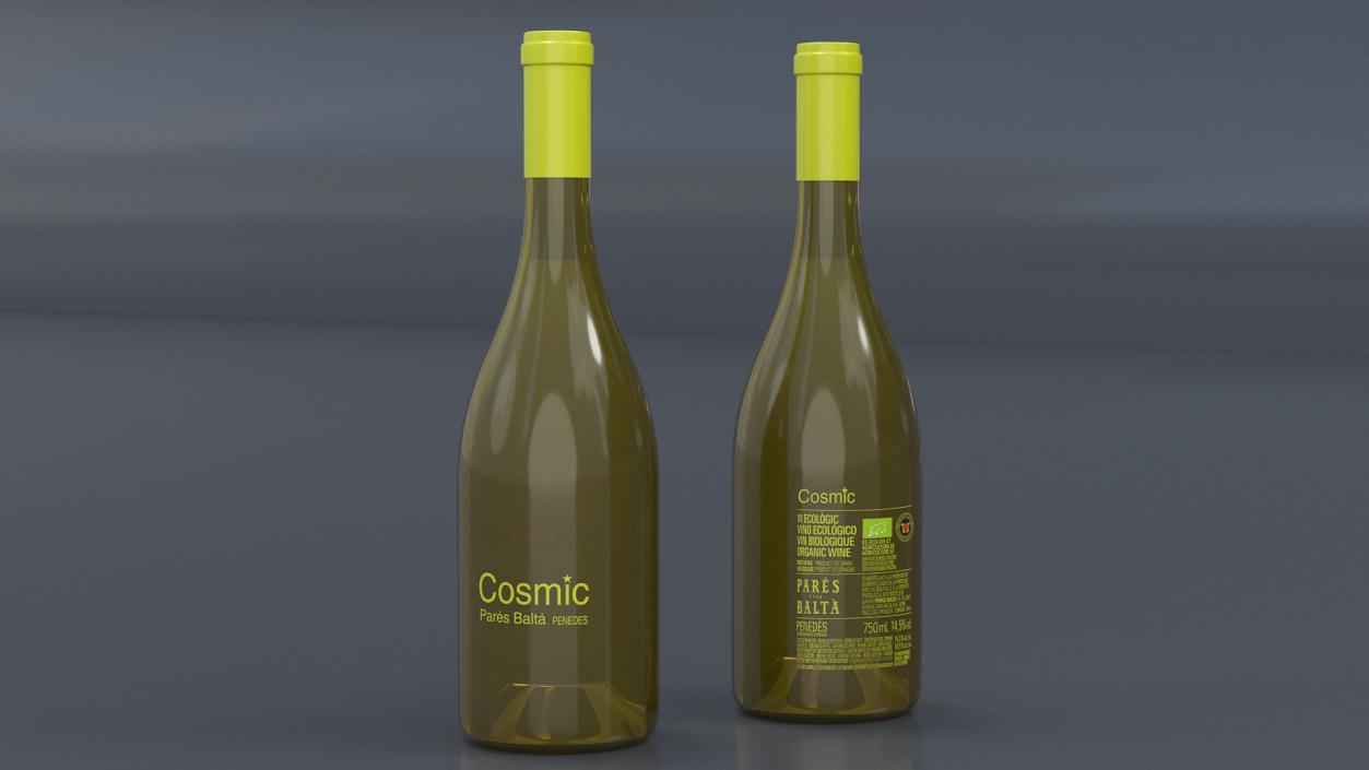 3D model Cosmic Pares Balta Wine Bottle