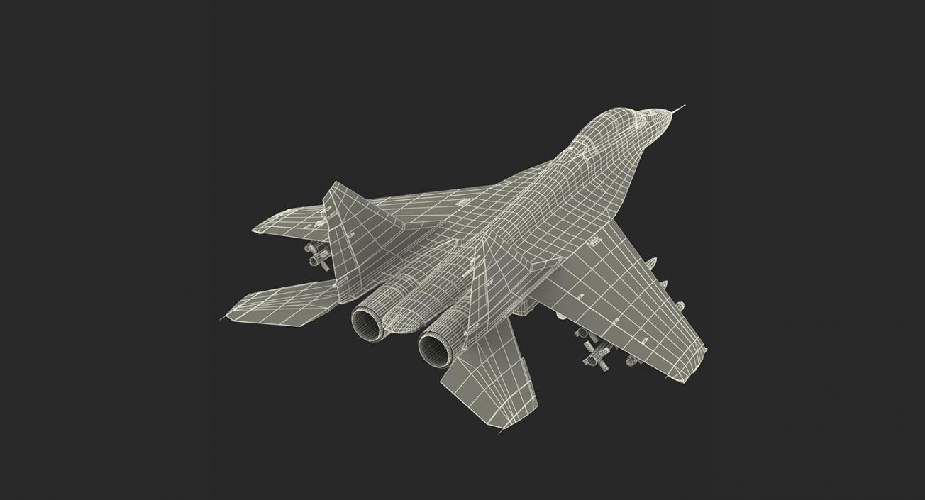 3D model Rigged Russian Millitary Airplanes Collection