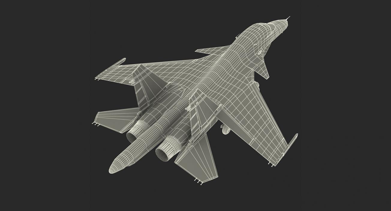 3D model Rigged Russian Millitary Airplanes Collection