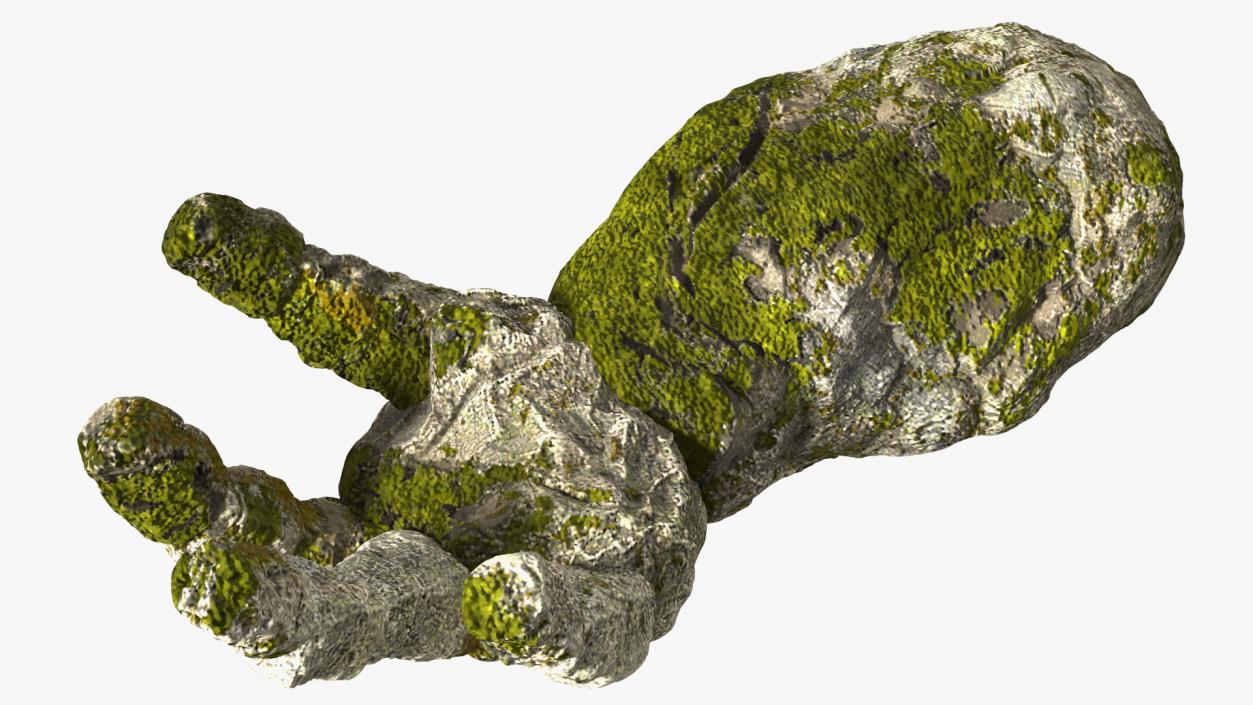 Stone Golem Hand Rigged for Maya 2 3D model