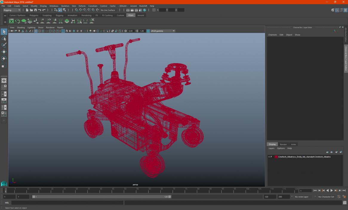 Cinetech Albatross Dolly 3D model