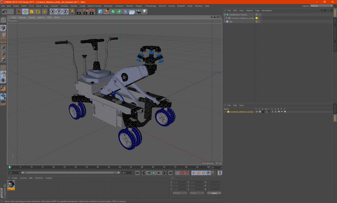 Cinetech Albatross Dolly 3D model