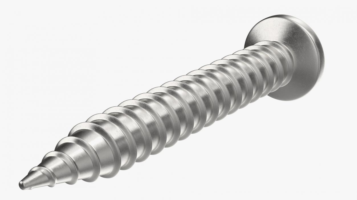 Sheet Metal Screw 2 3D model