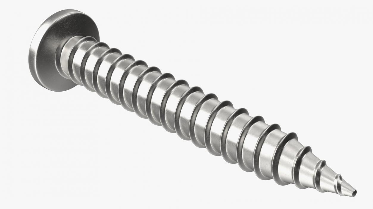 Sheet Metal Screw 2 3D model