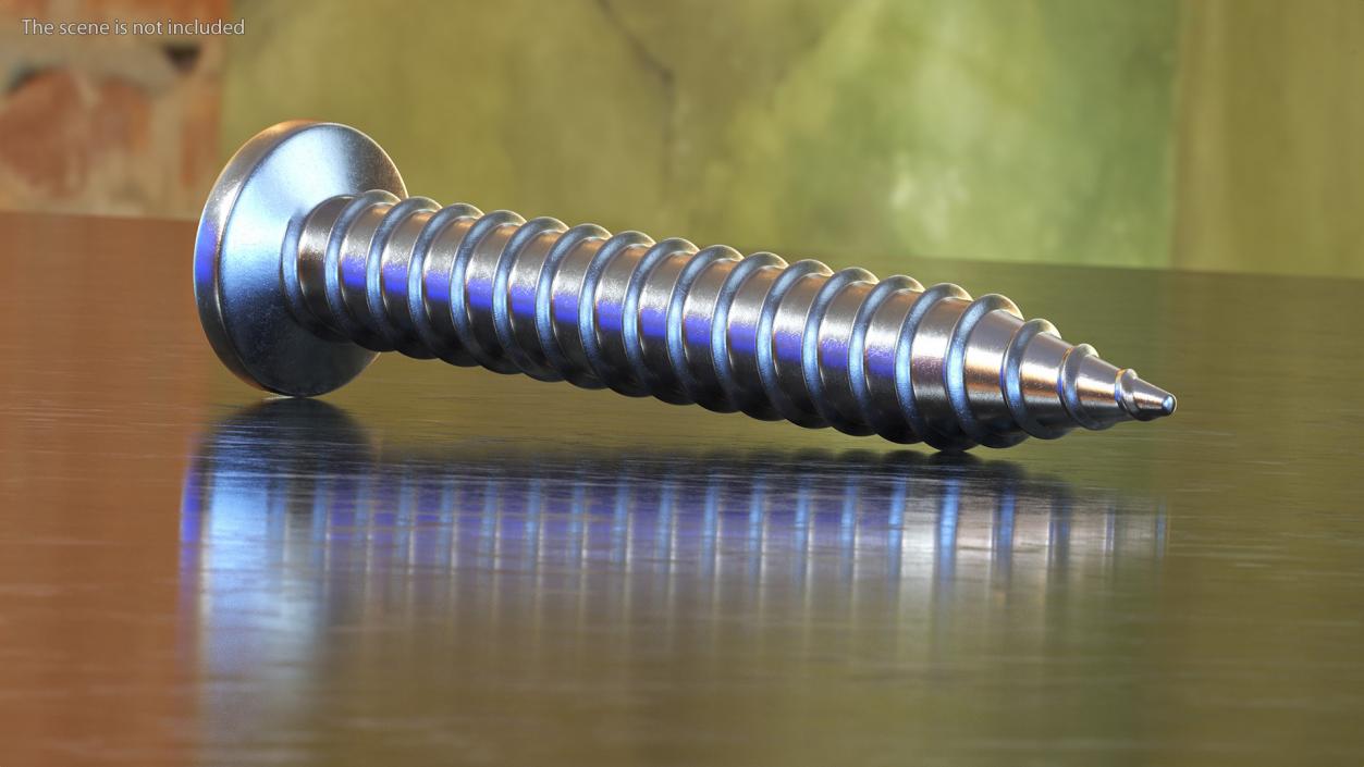 Sheet Metal Screw 2 3D model