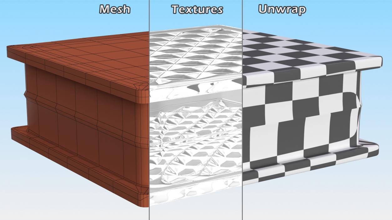 3D Glass Blocks Collection model