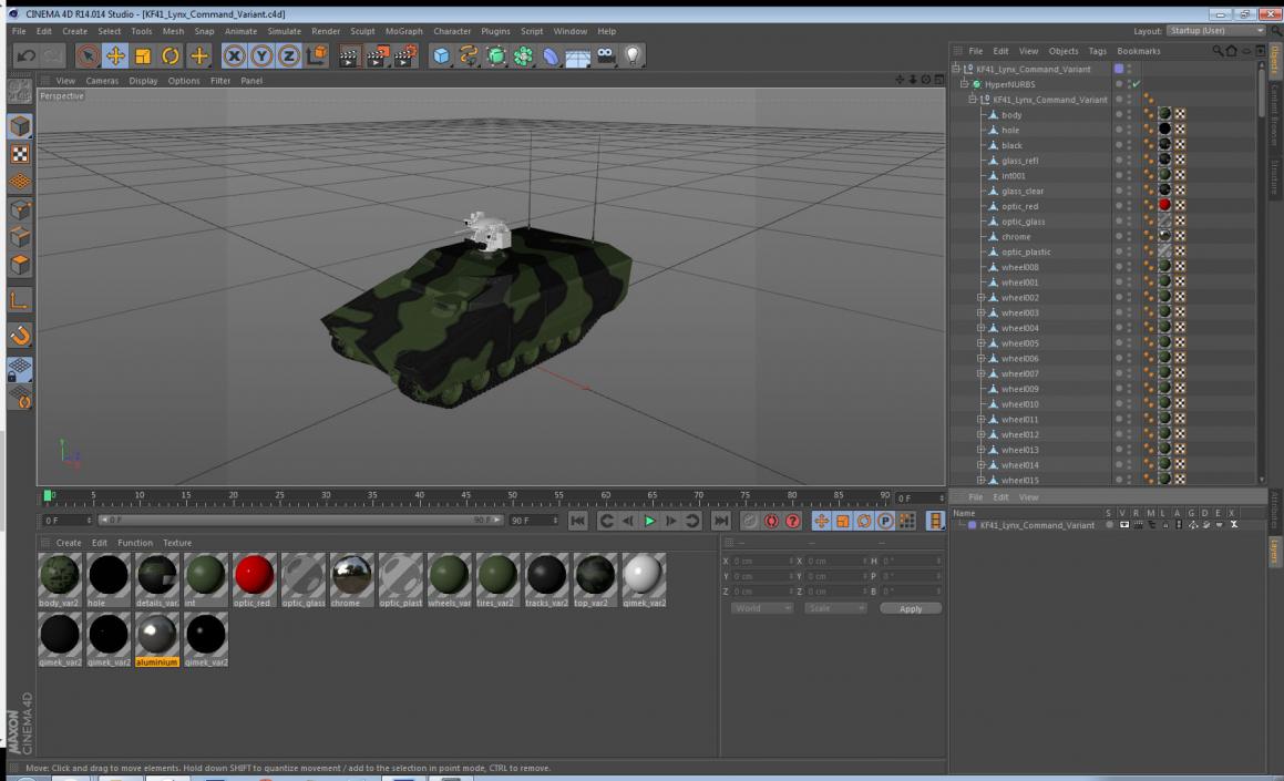 3D model KF41 Lynx Command Variant