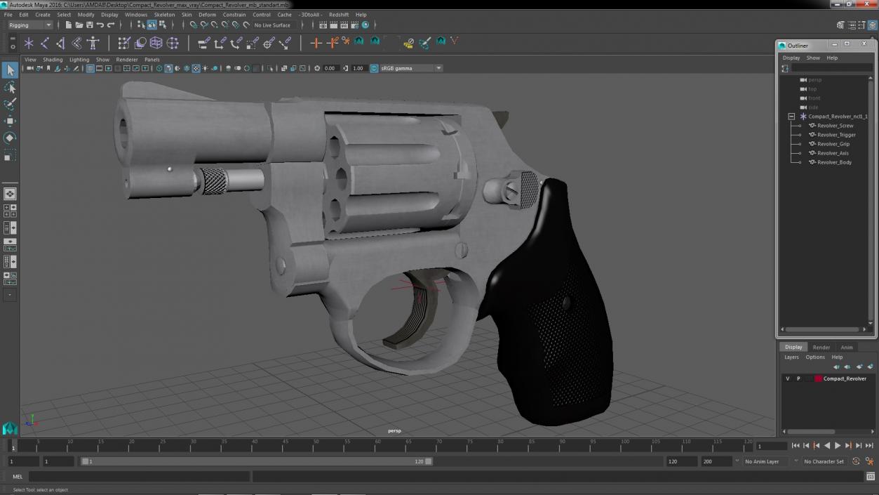 3D Compact Revolver