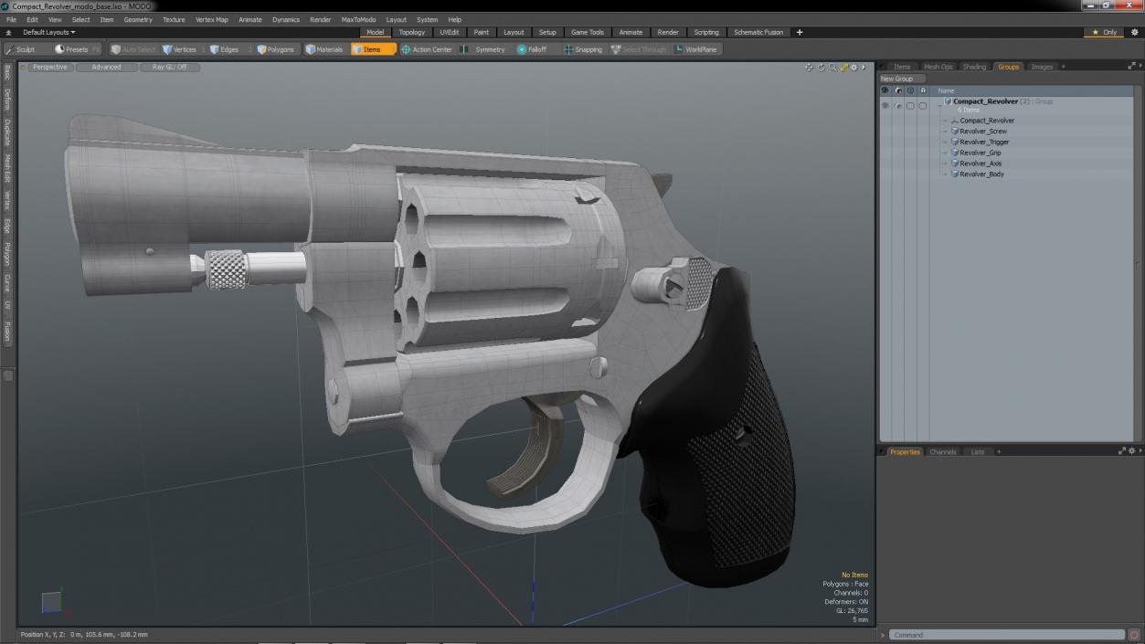 3D Compact Revolver