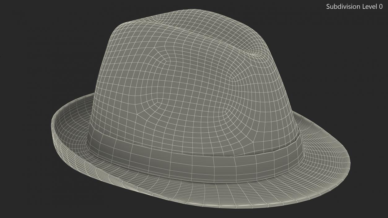 Brown Fedora 3D