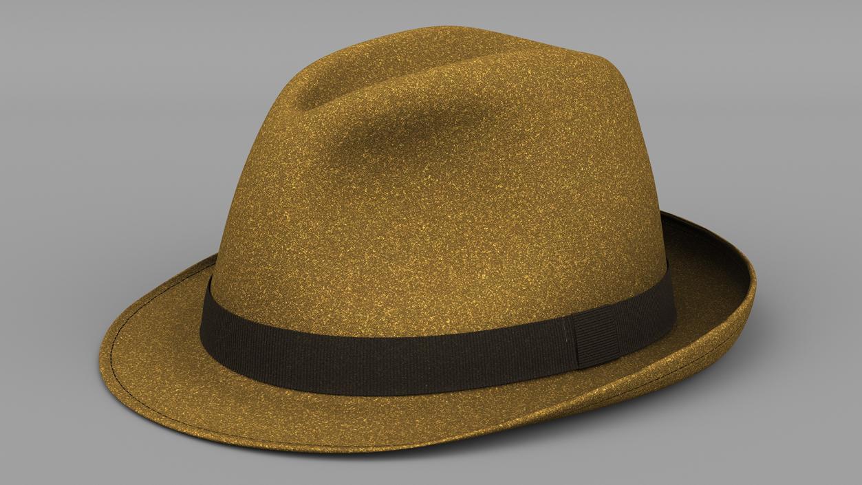 Brown Fedora 3D