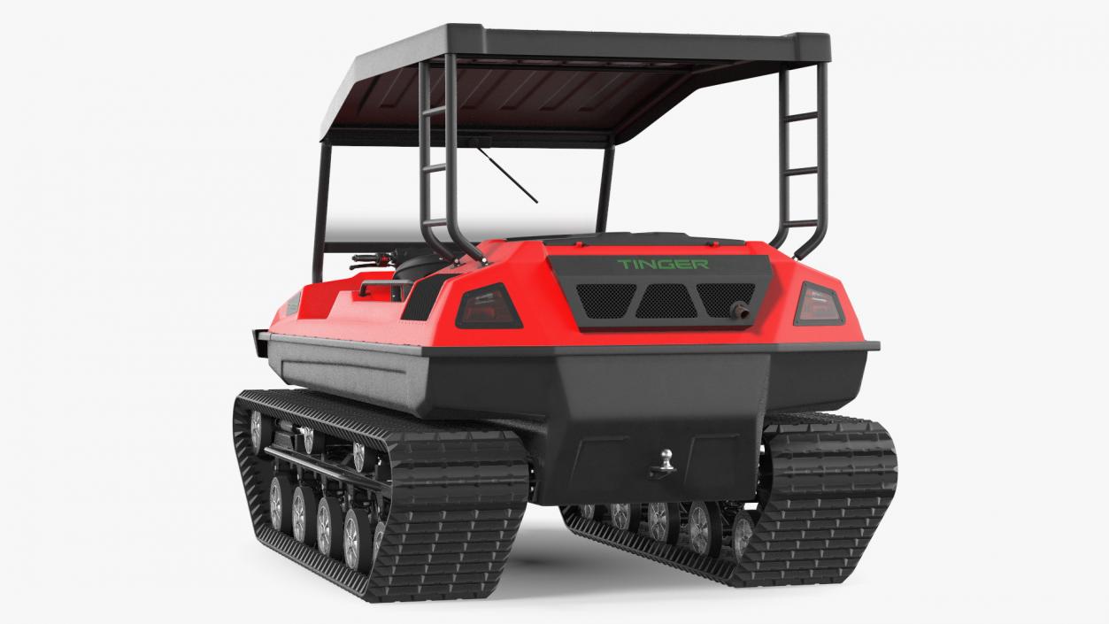 Multi Purpose ATV Tinger Track Red 3D model