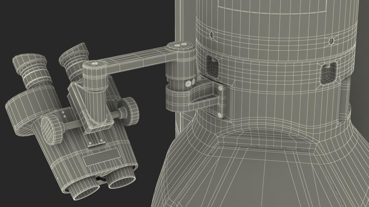 3D model Transmission Electron Microscope JEOL With Monitor