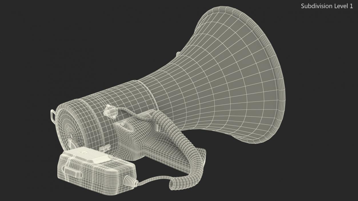 3D model Pyle PMP51LT Megaphone Speaker