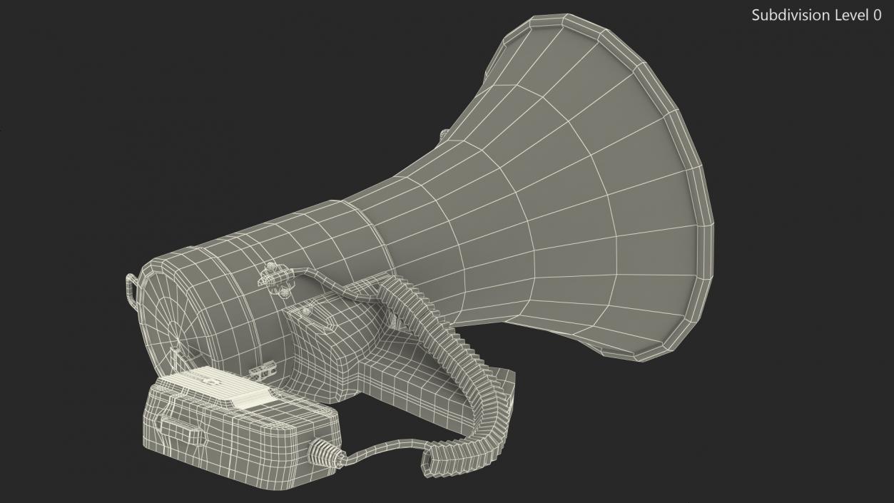 3D model Pyle PMP51LT Megaphone Speaker