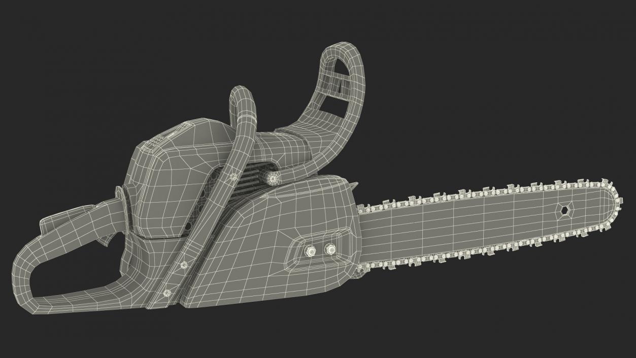 3D Stihl Rear Handle Chainsaw