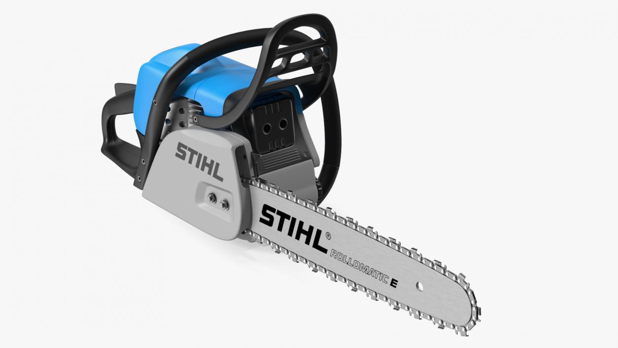 3D Stihl Rear Handle Chainsaw