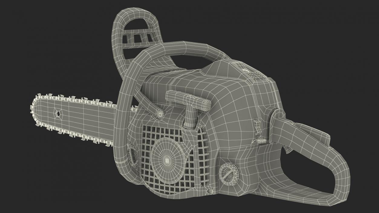 3D Stihl Rear Handle Chainsaw