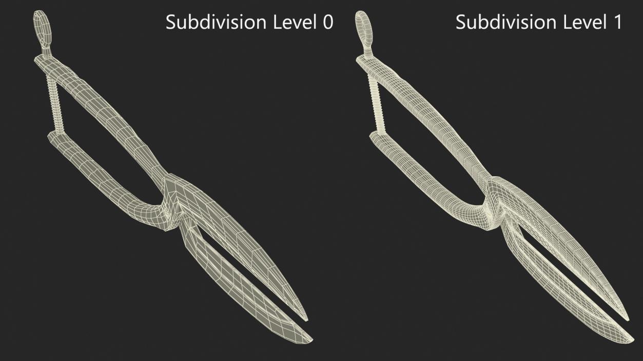 3D Tongue Tearer model