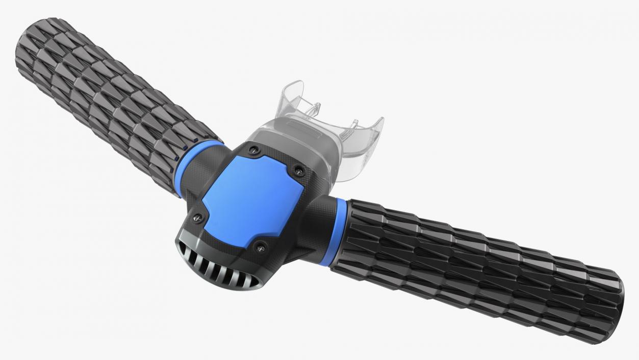 Underwater Breathing Device Blue 3D