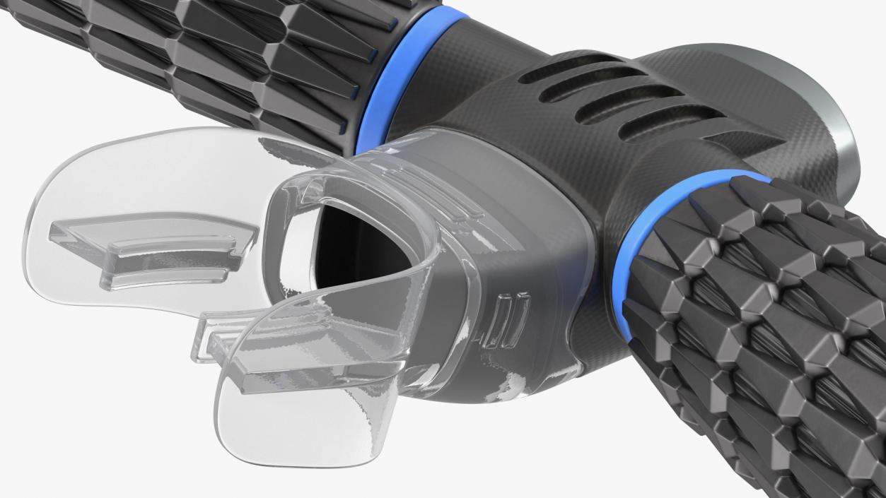 Underwater Breathing Device Blue 3D