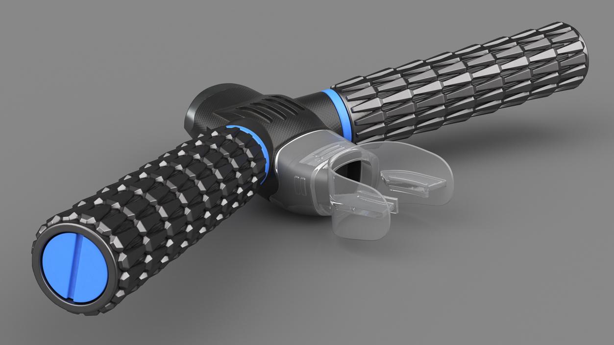 Underwater Breathing Device Blue 3D