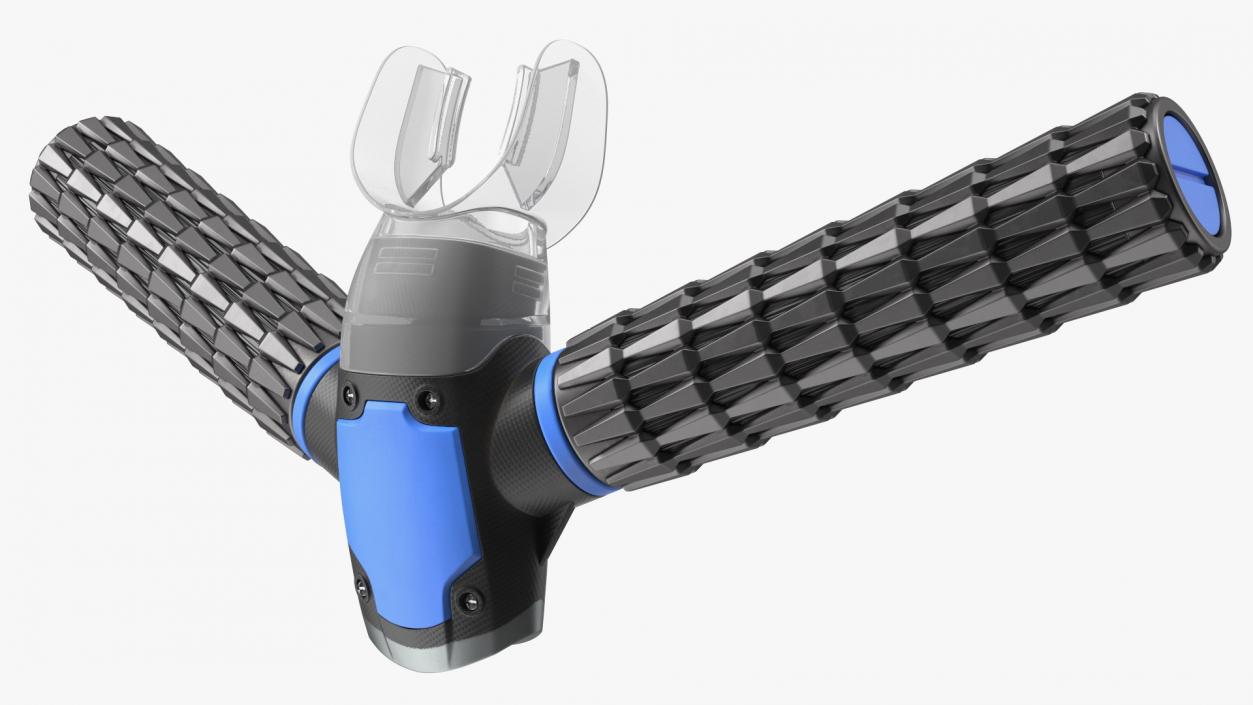 Underwater Breathing Device Blue 3D