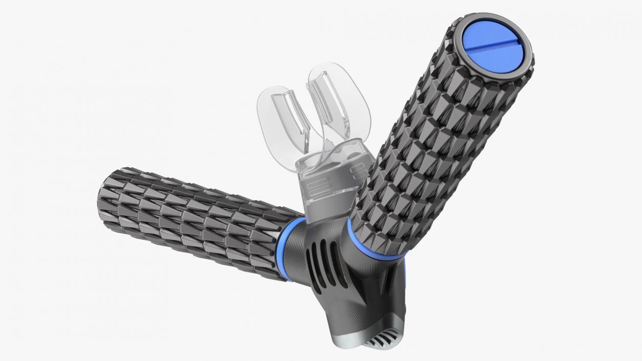 Underwater Breathing Device Blue 3D