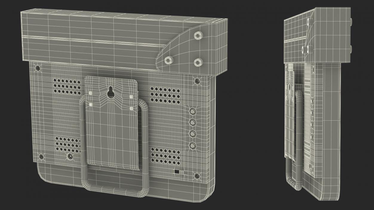 3D Open Digital Movie Clapboard model