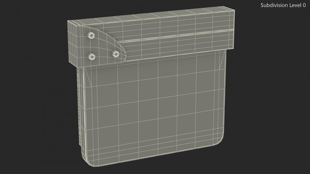 3D Open Digital Movie Clapboard model