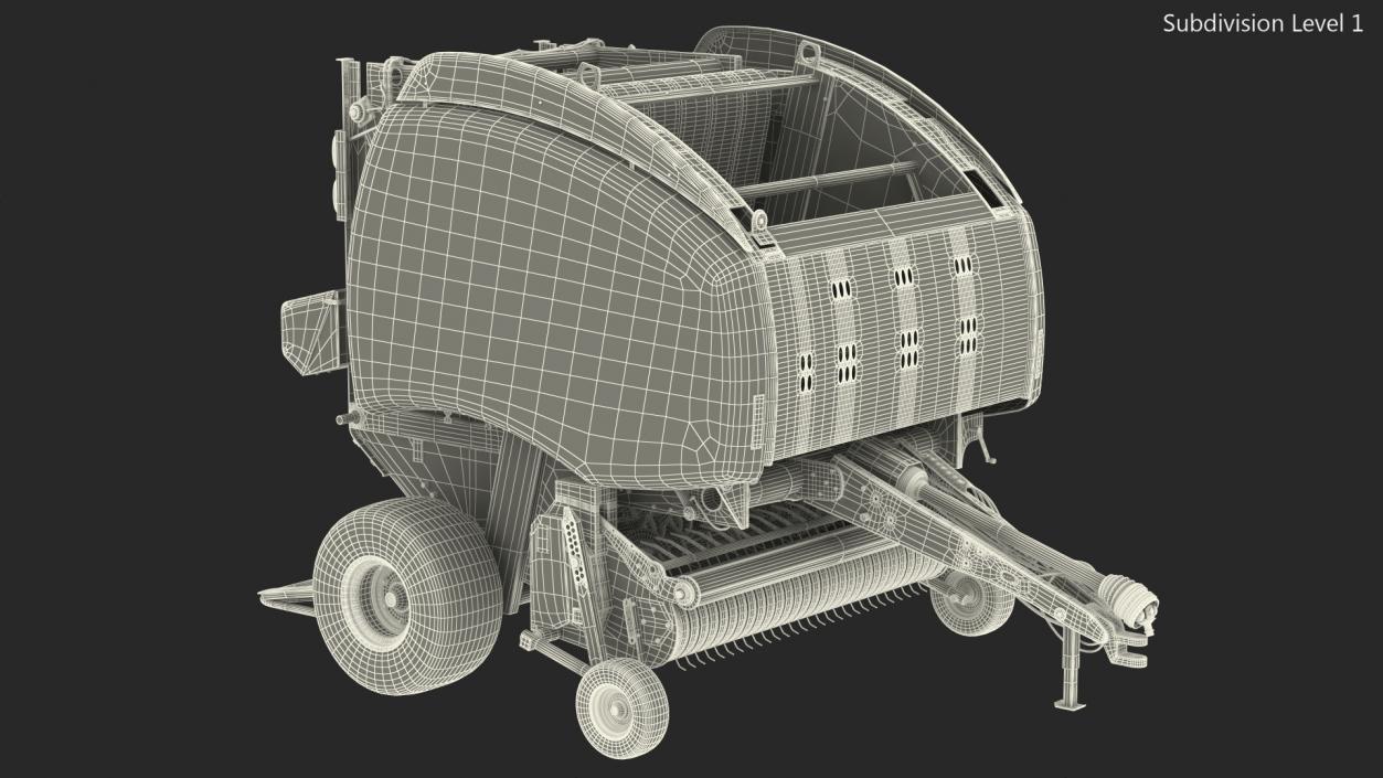 3D New Holland Roll Belt 460 Dirty