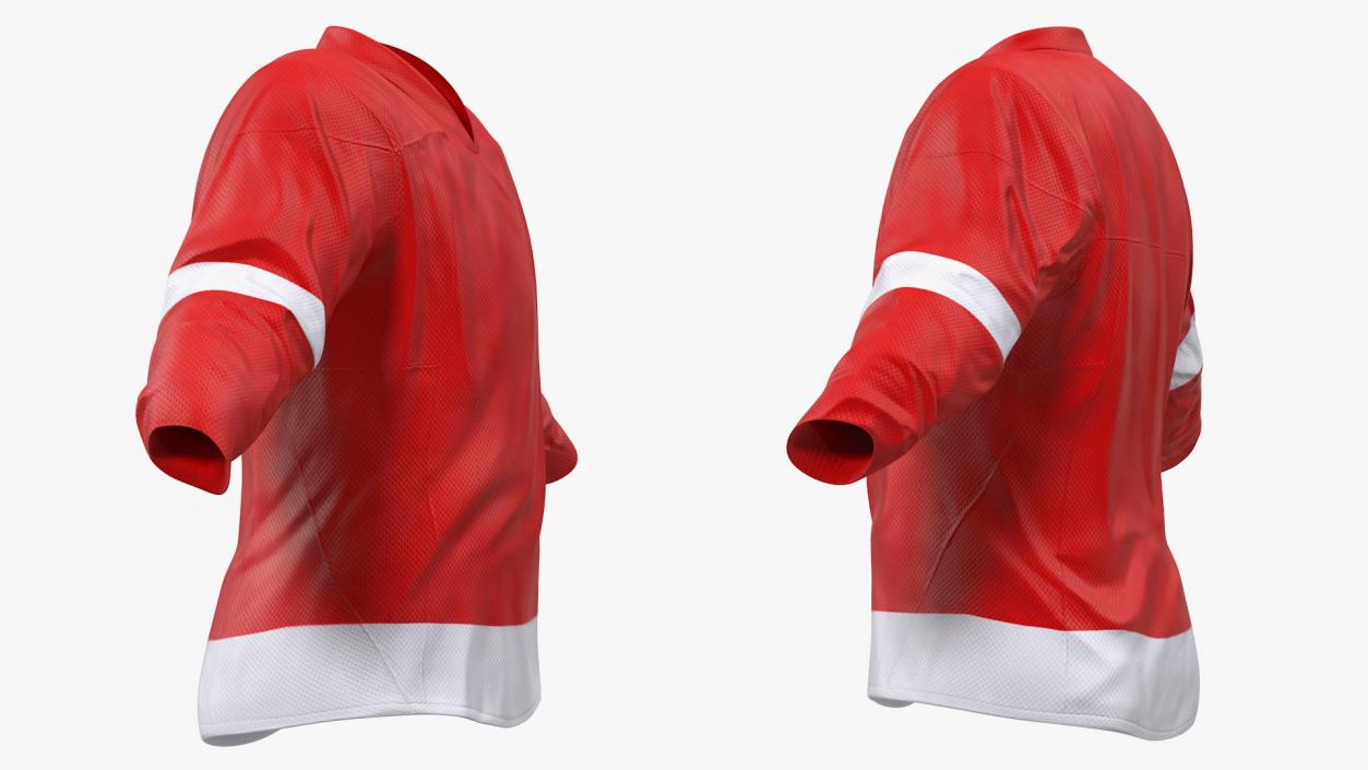 Hockey Jersey Red 3D