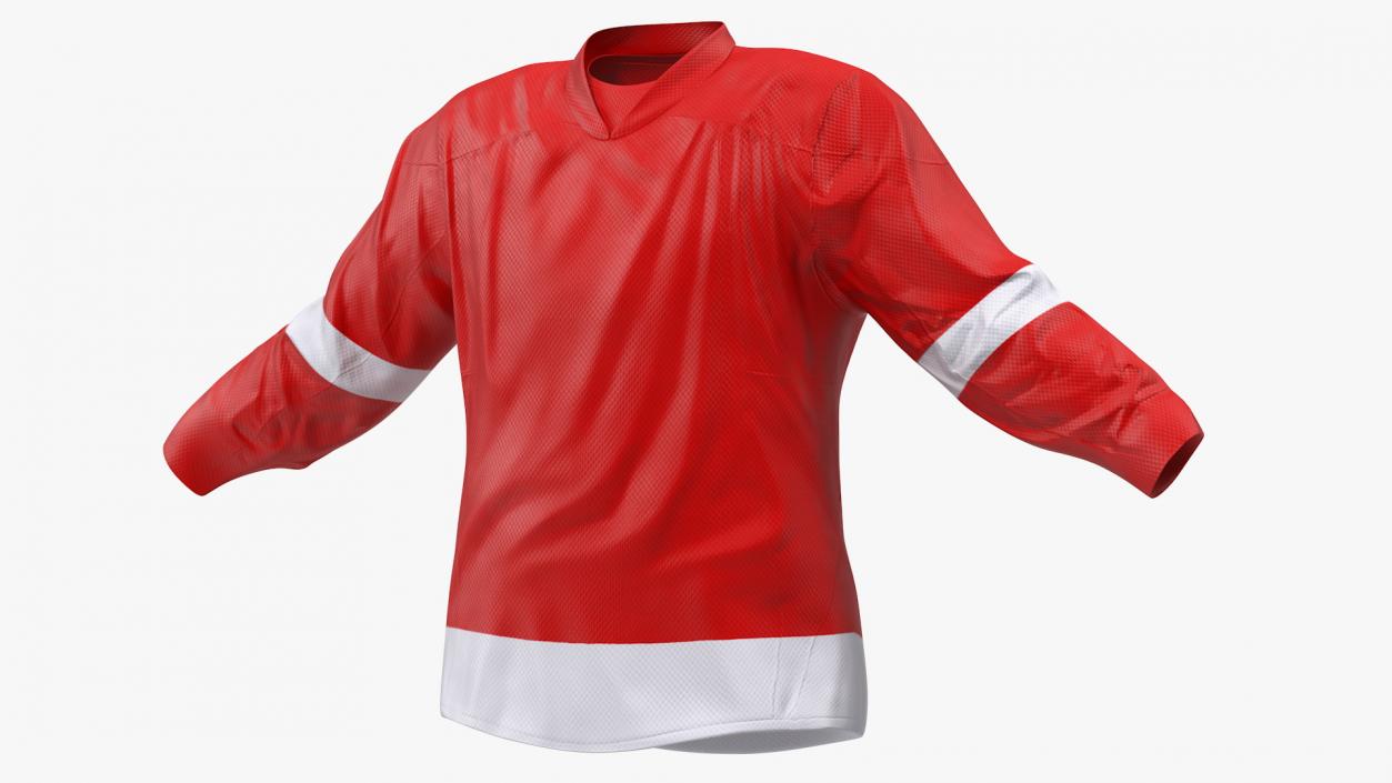 Hockey Jersey Red 3D