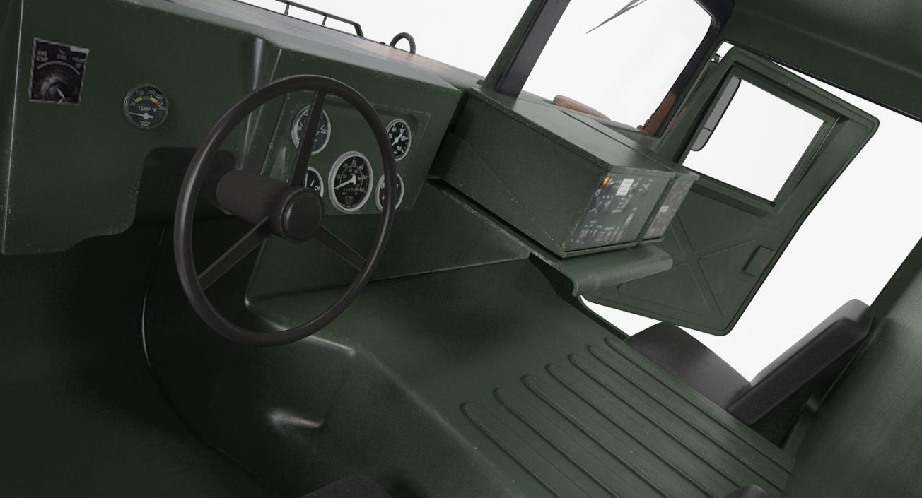 3D HMMWV M998 Simple Interior Camo