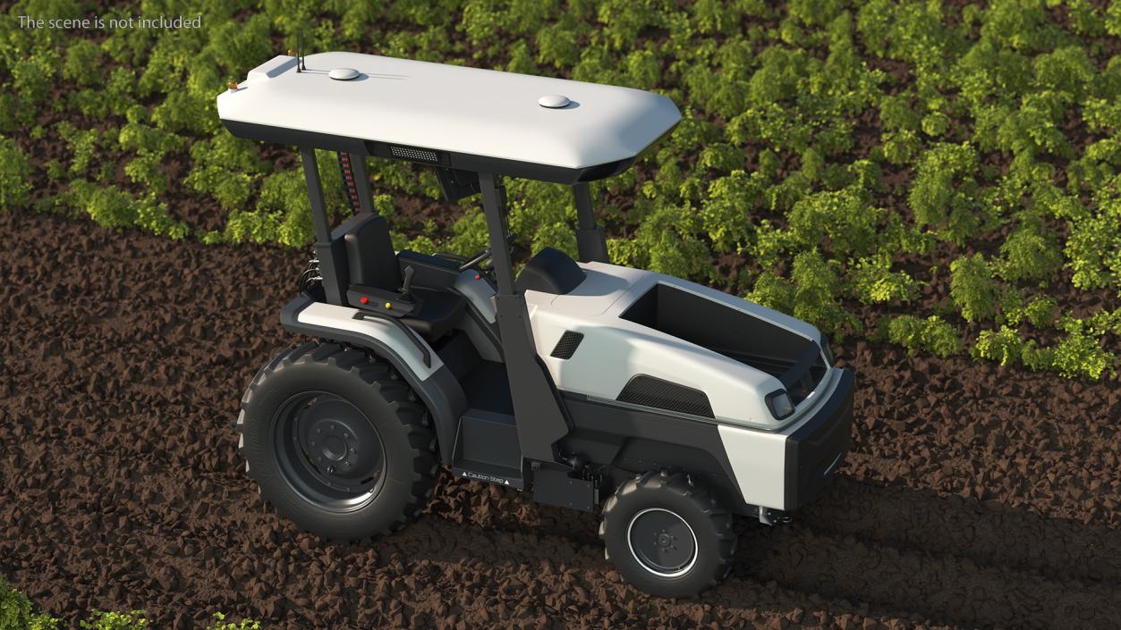 Autonomous Electric Tractor 3D