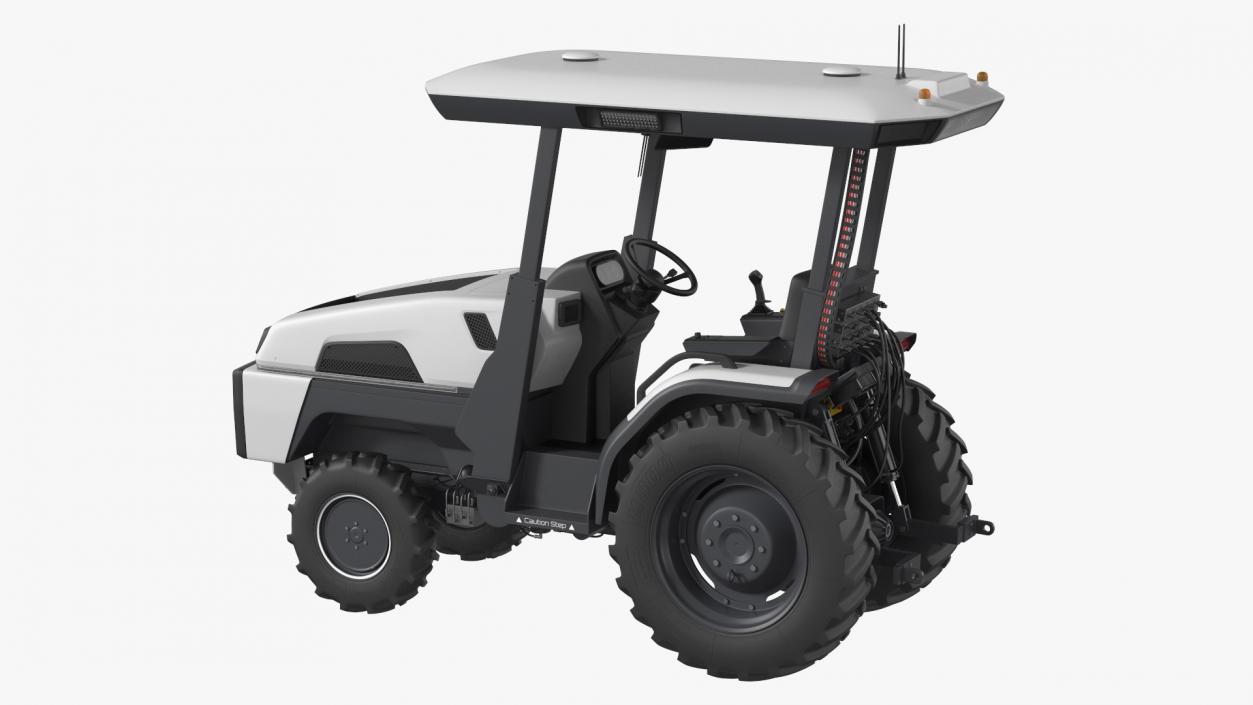 Autonomous Electric Tractor 3D