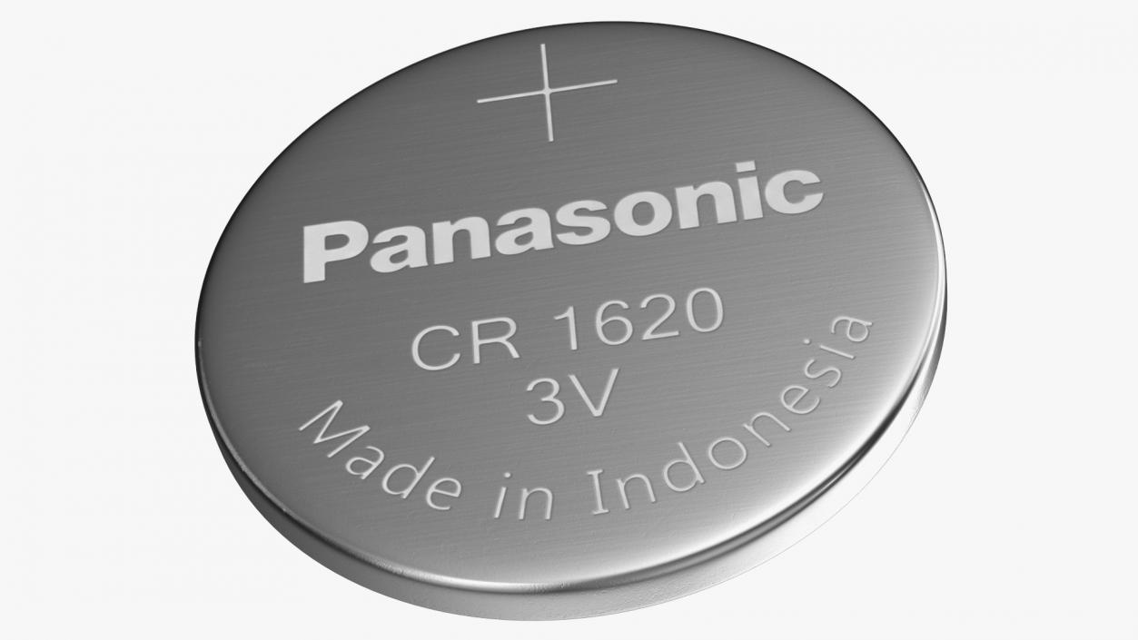 3D Button Cell Battery Panasonic CR1620