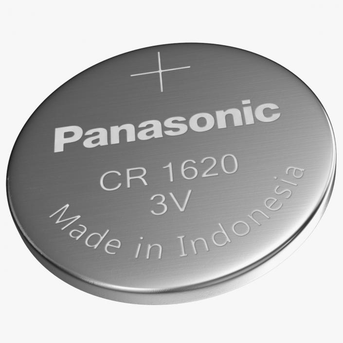 3D Button Cell Battery Panasonic CR1620