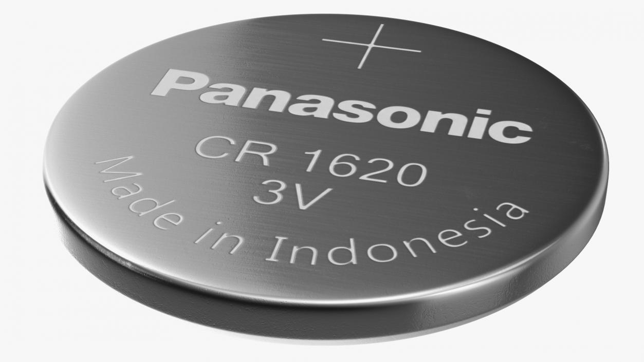 3D Button Cell Battery Panasonic CR1620