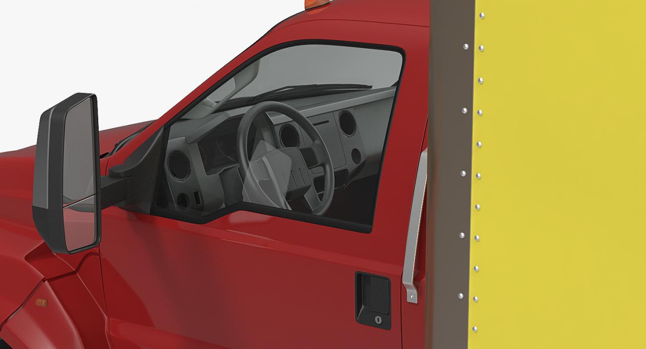 3D model Box Truck Generic Simple Interior 2