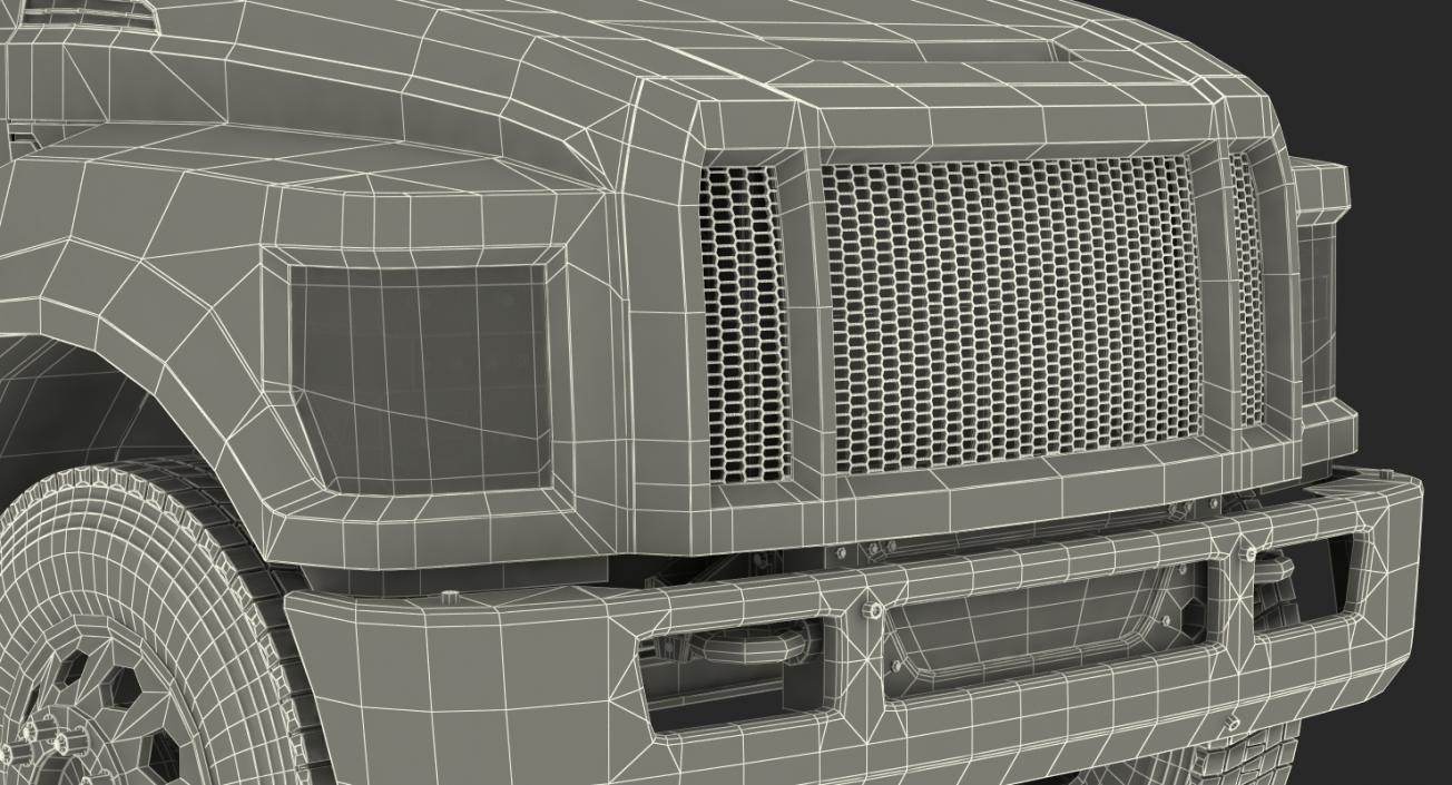 3D model Box Truck Generic Simple Interior 2