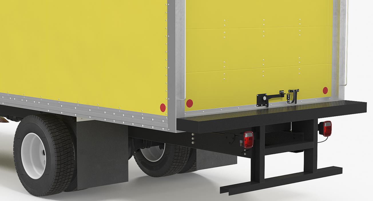 3D model Box Truck Generic Simple Interior 2