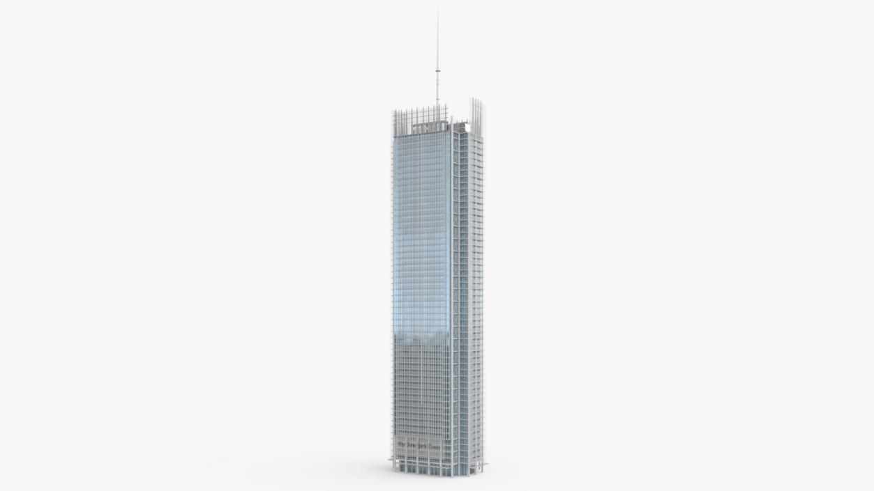 3D The New York Times Building Lights Off model