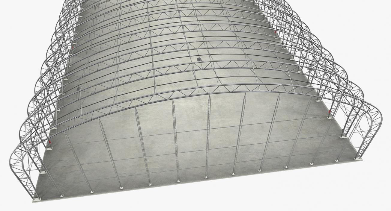 3D model Steel Hangar Construction