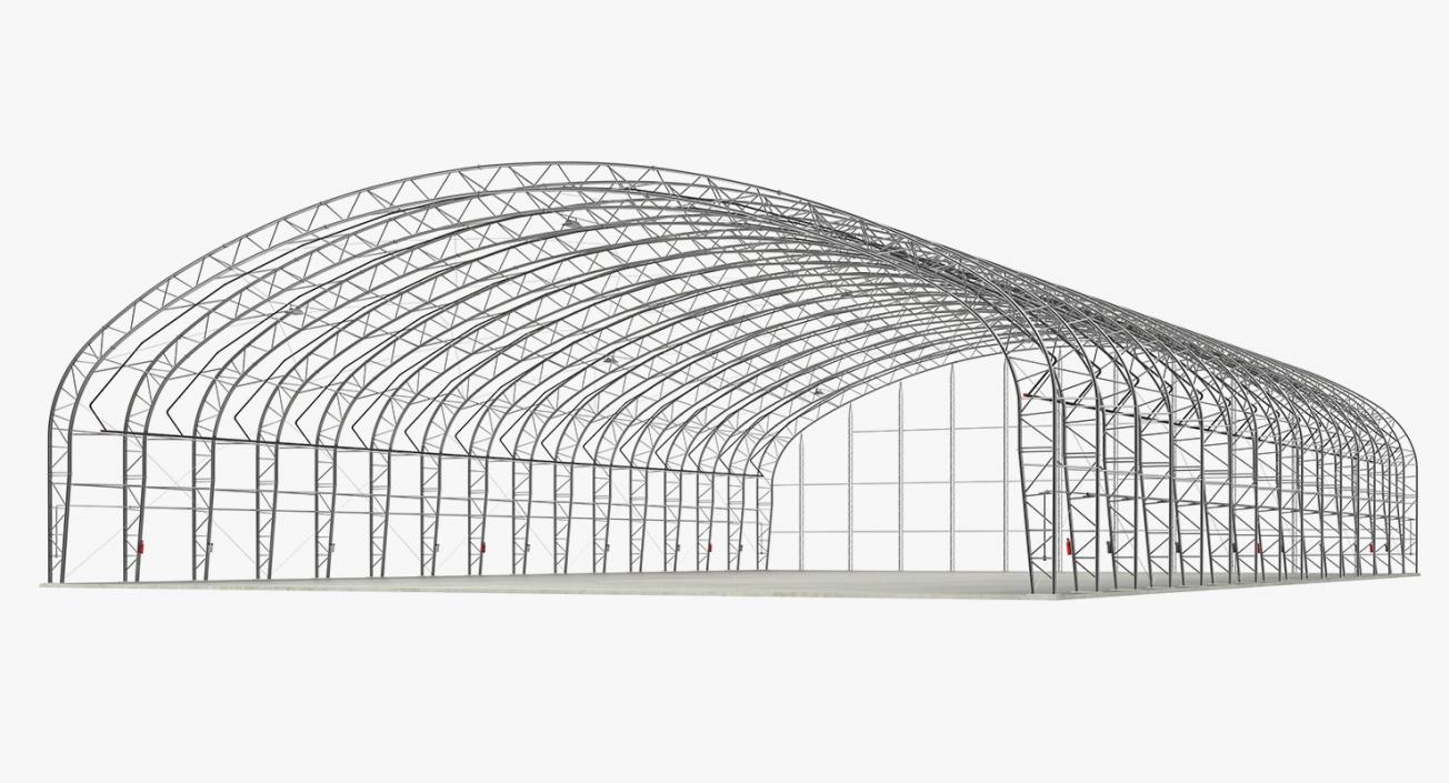 3D model Steel Hangar Construction