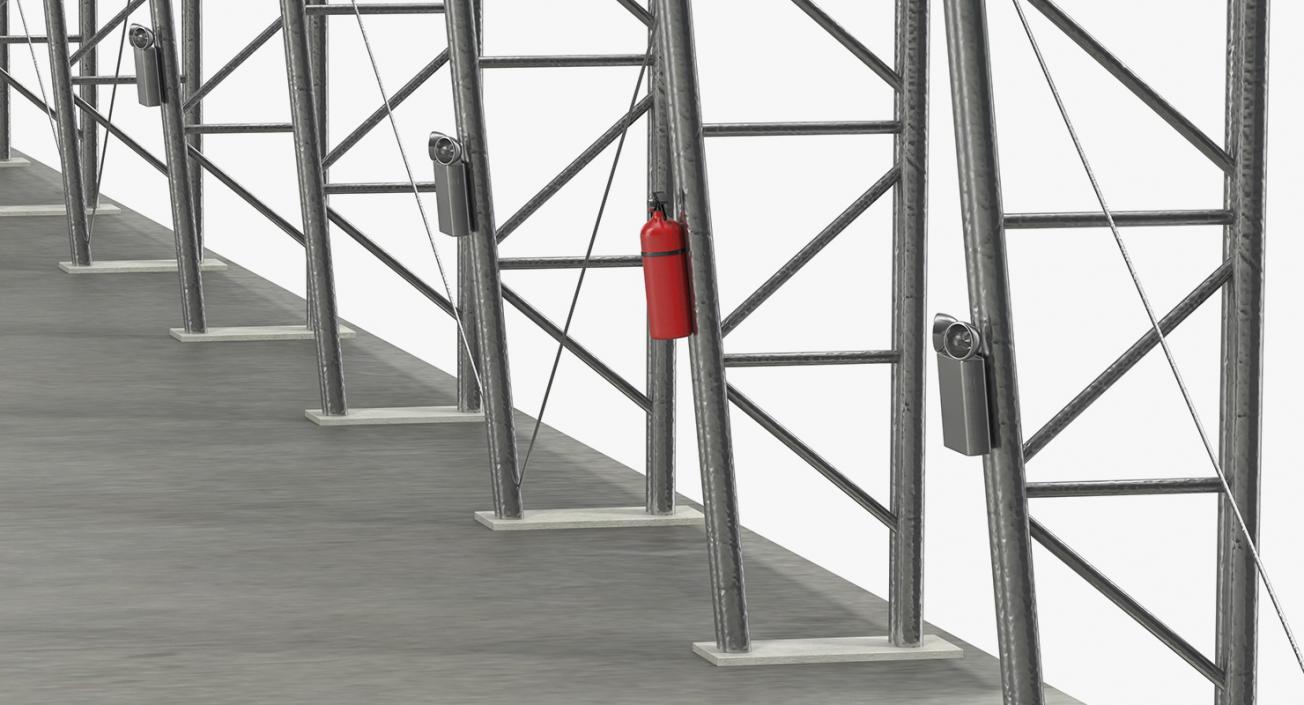 3D model Steel Hangar Construction