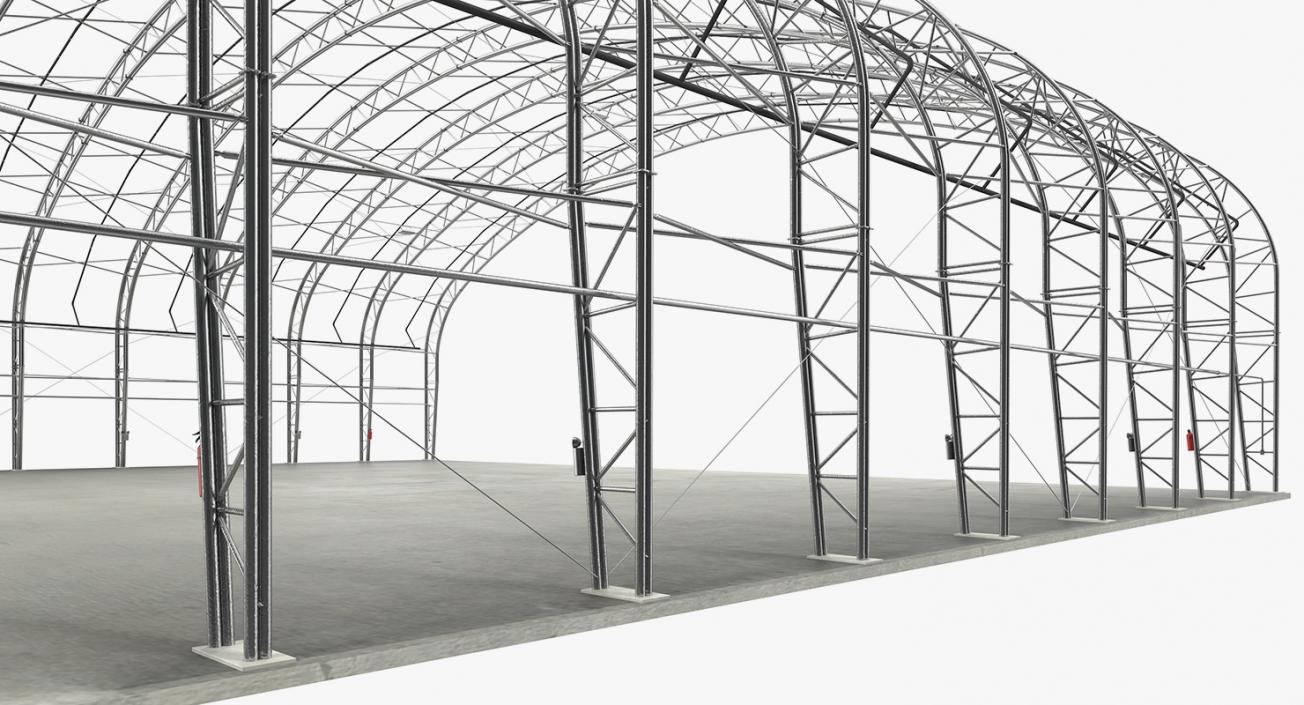 3D model Steel Hangar Construction