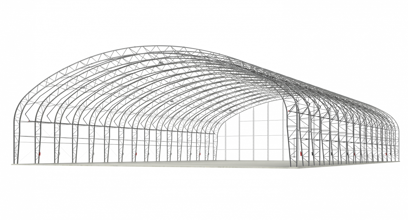 3D model Steel Hangar Construction